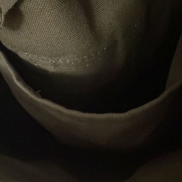 A NWOT Military Messenger Bag Pockets Adjustable Straps 100% cotton Army Green - Picture 9 of 14